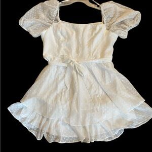 White dress size L